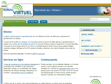 Tablet Screenshot of bureauvirtuel.craaq.qc.ca